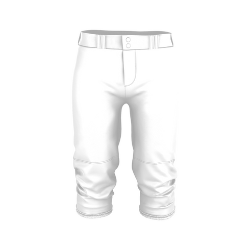 Badger Sport Adult Baseball Knicker Pant (A00029-002704), Color 'White'